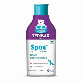 Baby Shampoo No-Tear Formula Baby Shampo 125Ml From Teddibar Family | Gentle On Scalp | No. 1 Pediatrician Prescribed Anti Seborrheic Shampo*