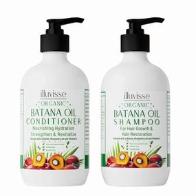 Batana Oil Shampoo and Conditioner Set - Organic Batana & Rosemary Oil for Hair Growth & Restoration - Thickening Formula with Organic Ingredients - For Women & Men - 500 mL