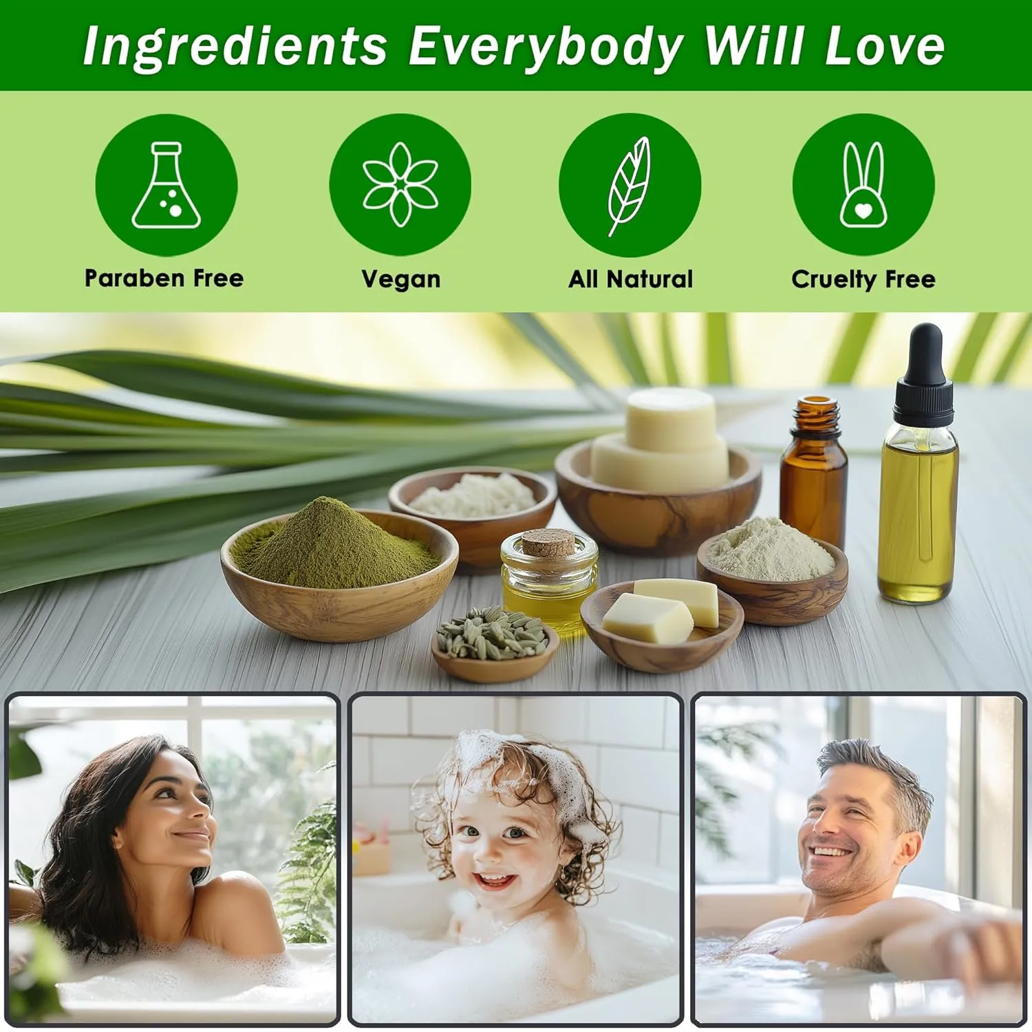Bath Spa Gift Sets - Luxury Basket With Green Tea & Lemongrass - Spa Kit Includes Wash, Bubble Bath, Lotion, Bath Salts, Body Scrub, Body Spray, Shower Puff, Bathbombs, Soap and Towel