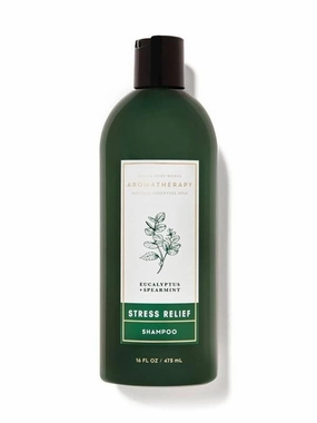 Bath and Body Aroma Stress Relief Eucalyptus   Spearmint Shampoo | 16 Fl Oz
