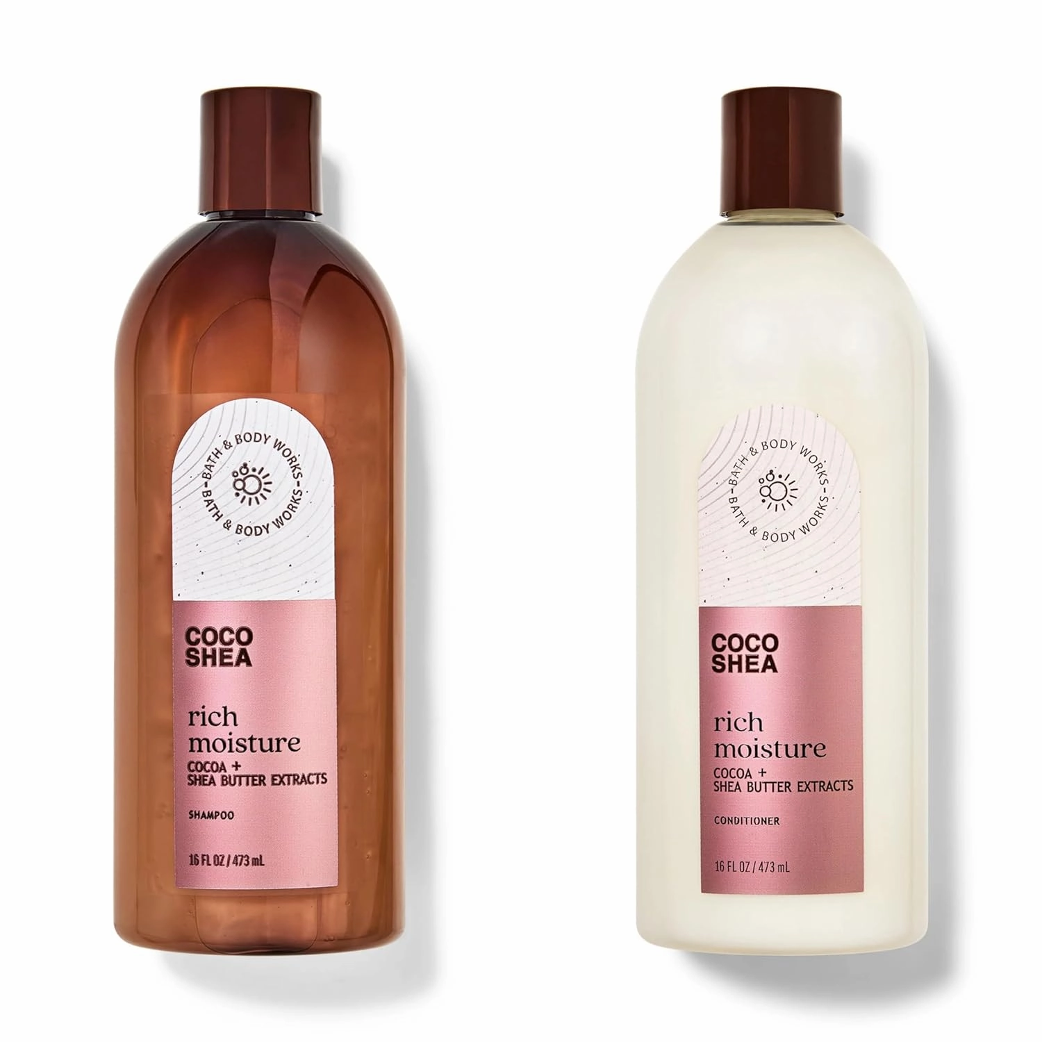 Bath and Body Coco Shea Rich Moisture Shampoo & Codnitioner 16 fl oz ea cocoa   shea butter extracts smells like: a tropical treat for your senses.