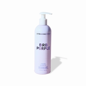 Beachwaver BRB Blonde Purple Shampoo - Full Size (12 Oz) | Anti-Brass Toning Conditioner w/HiX Vegan Bond Multipliers | Moisturizing, Sulfate-Free Formula for Blonde & Grey Hair | Brazilian Berry