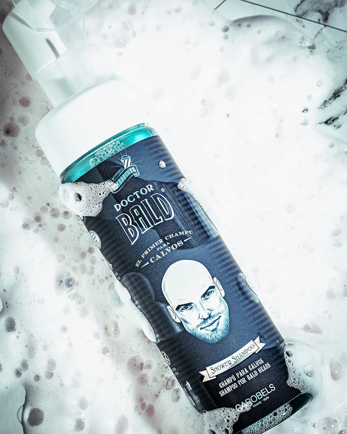 Beardburys Doctor Bald Shampoo and Cleansing Lotion Pack, Formulated for Cleaning and Care of the Scalp, Free of Sulphates and Parabens, 200ml Each