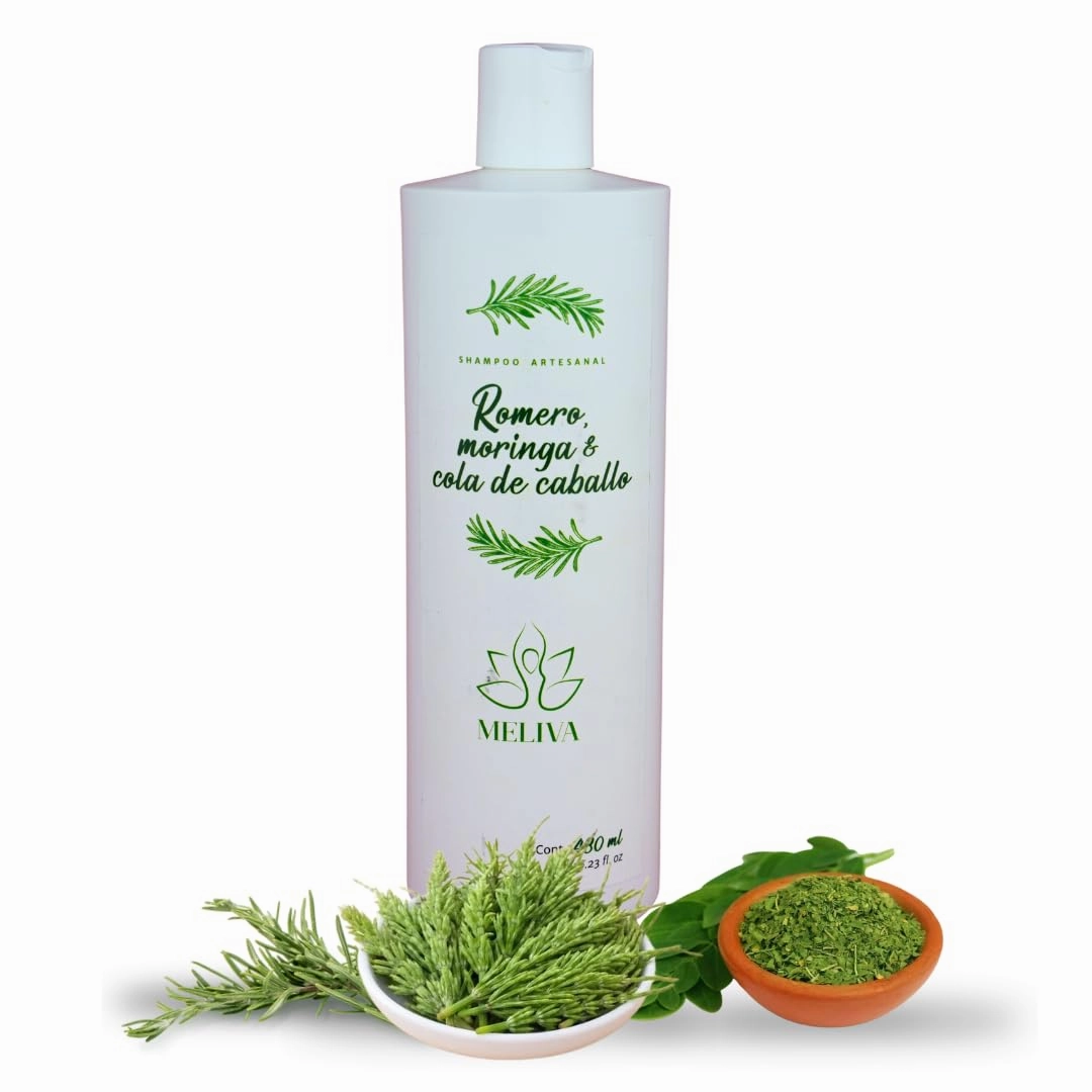 BEAUTY, Natural Rosemary, Horsetail and Moringa Shampoo - Hair Regeneration, Manageability, Shine, Growth Acceleration, Hydration