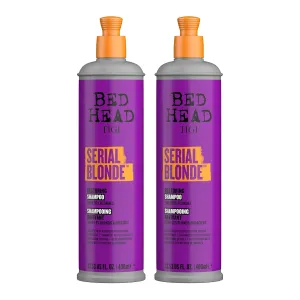 Bed Head by TIGI Serial Blonde Shampoo for Damaged Blonde Hair 13.53 Fl Oz (Pack of 2)