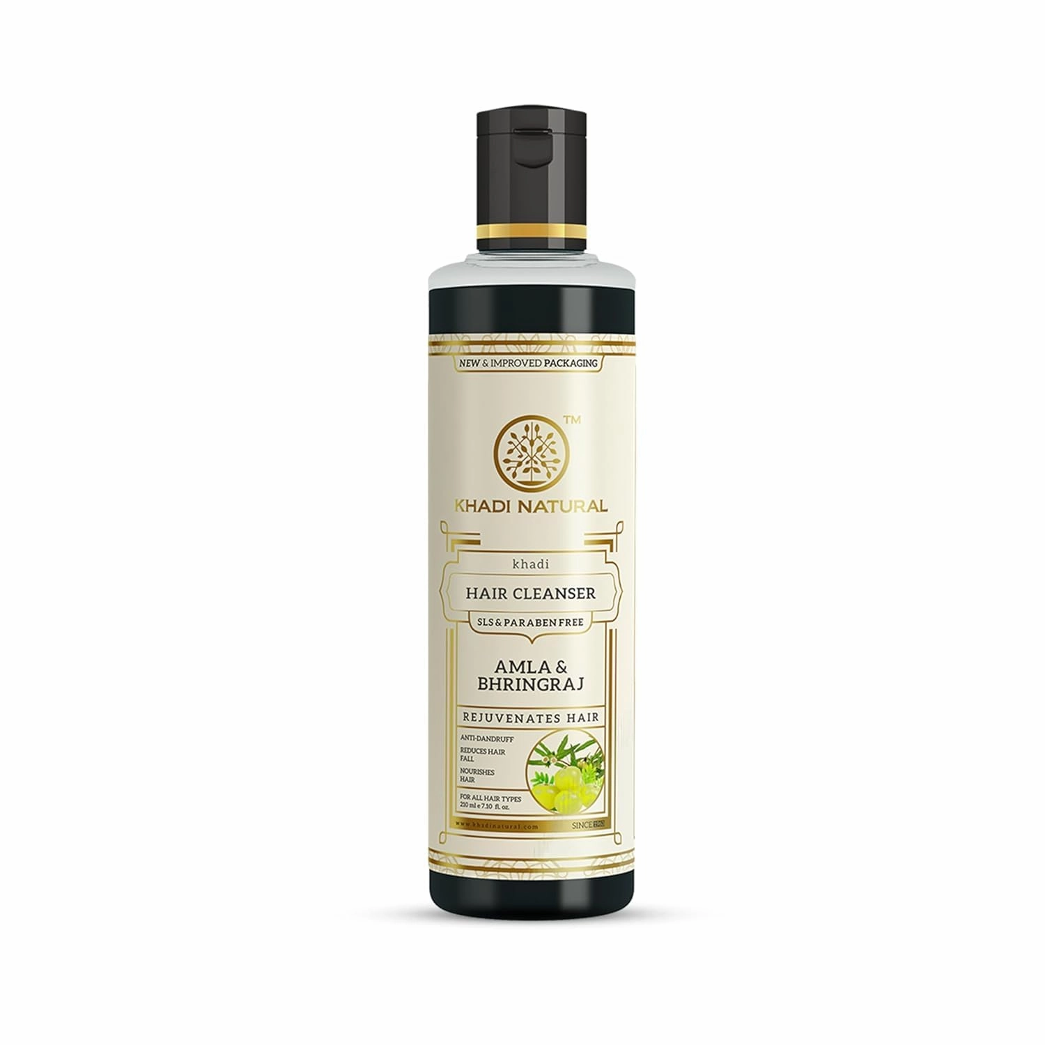 Bhringraj Shampoo, Eclipta Alba, "King of Herbs for Hair" For Hair Growth | Hair Cleanser | An Anti Hair Loss, Thickening formula, Anti Thinnining, for Women & Men, Anti Dandruff Treatment,7.30 Fl oz