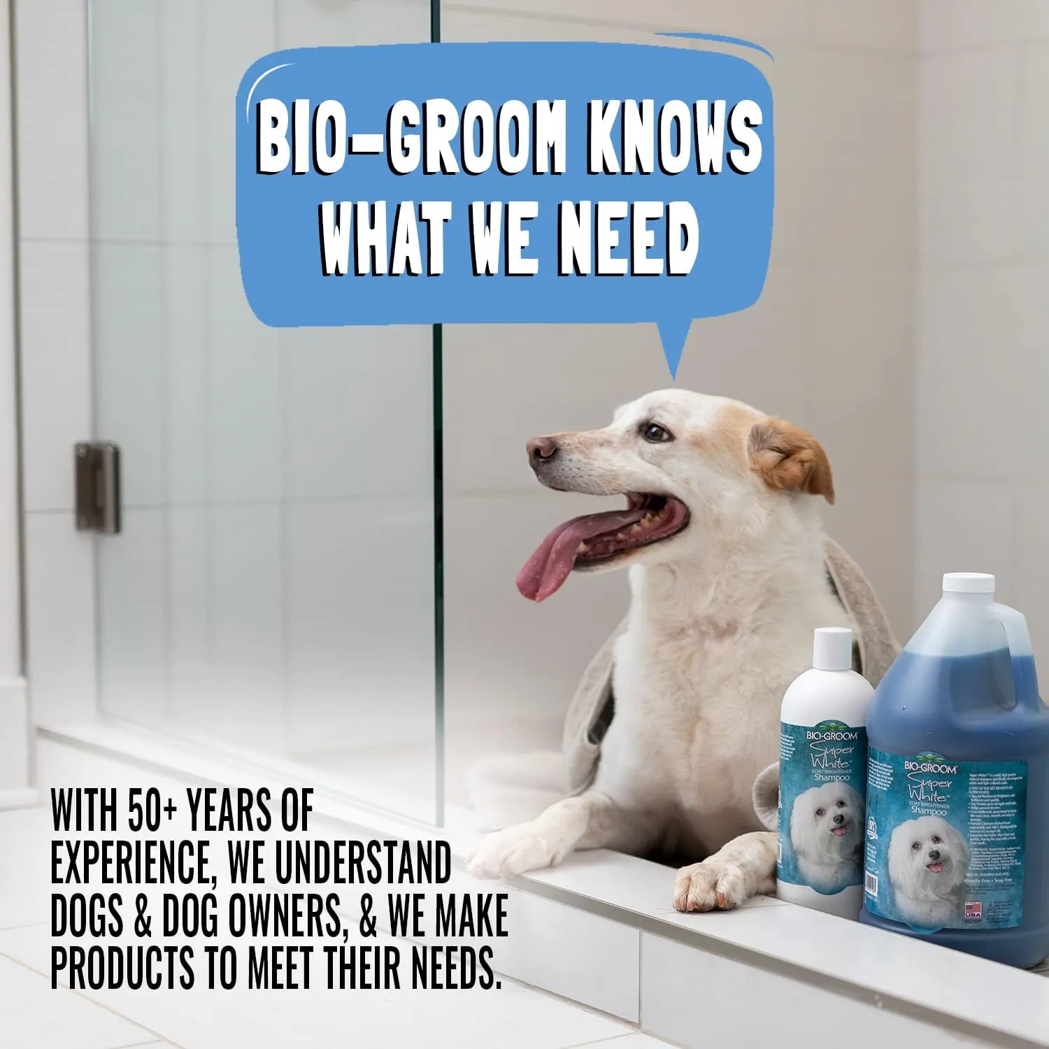 Bio-Groom Crisp Apple Dog Shampoo – Natural Scent Pet Shampoo, Aloe Vera, Chamomile, Cat & Dog Bathing Supplies, Puppy Wash, Cruelty-Free, Made in USA, Quick Rinse Cat Shampoo – 1 Gallon