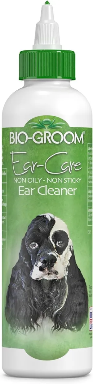 Bio-Groom Ear-Care Dog Ear Cleaner - Cruelty-Free, Made in USA, Dog Ear Drops, Gentle Wax Remover, Pet Ear Cleaner for Dogs and Cats - 8 fl oz 1-Pack