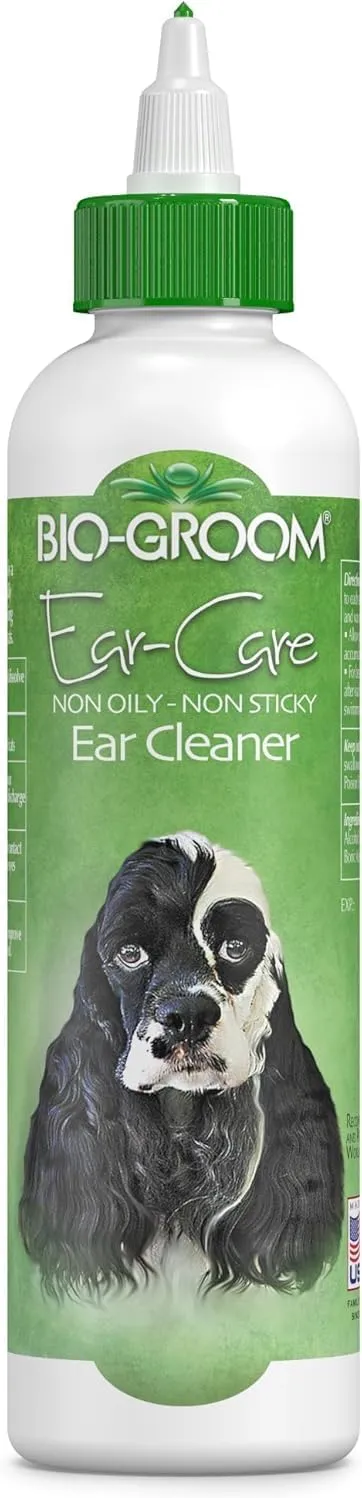 Bio-Groom Ear-Care Dog Ear Cleaner - Cruelty-Free, Made in USA, Dog Ear Drops, Gentle Wax Remover, Pet Ear Cleaner for Dogs and Cats - 8 fl oz 1-Pack