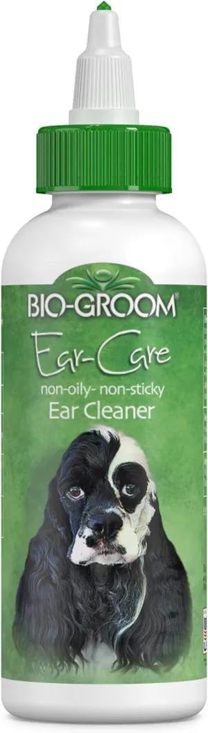 Bio-Groom Ear-Care Dog Ear Cleaner – Dog Ear Care, Cruelty-Free, Made in USA, Dog Ear Drops, Gentle Wax Remover, Pet Ear Cleaner for Dogs and Cats – 8 fl oz 1-Pack
