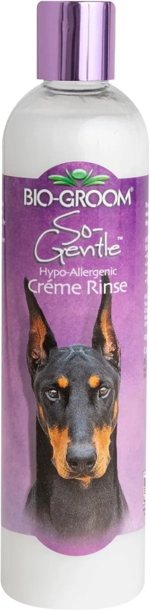Bio-Groom So-Gentle Hypoallergenic Dog Conditioner – Tearless, Cat & Dog Bathing Supplies, Puppy Wash for Gentle Skin, Cruelty-Free, Made in USA, Tear-Free Dog Products – 12 fl oz 1-Pack