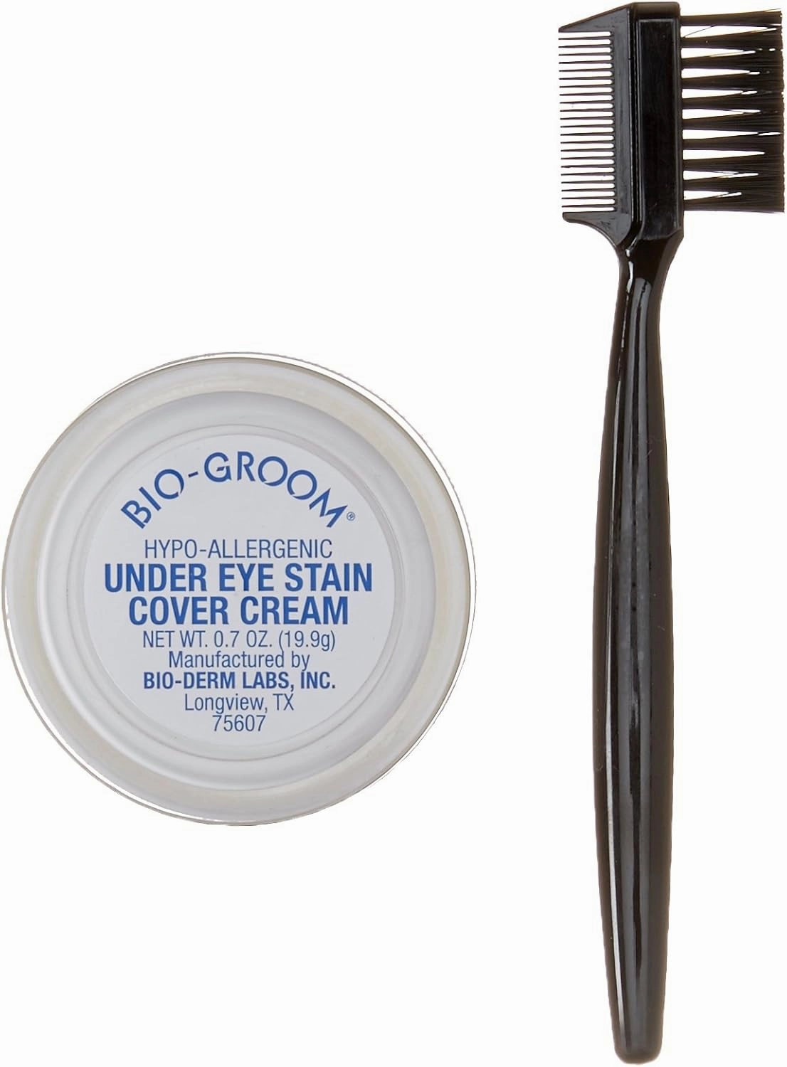 Bio-groom Stain-Free Dog Eye Cream – Tear Stain Remover for White Dogs, Natural Eye Wash, Hypo-Allergenic, Cruelty-Free, Made in USA, Gentle Eye Cleaner for Dogs – 0.7 oz 1-Pack