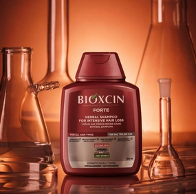 BIO XCIN Herbal Shampoo for Hair Loss, Strengthening & Nourishing Formula with Natural Extracts | Anti-Dandruff & Scalp Care | Deep Moisturizing for Thicker, Healthier Hair, 300ml for Men and Women