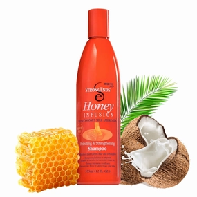 Biocare StrongEnds Honey Infusion Hydrating & Strengthening Shampoo with Coconut Milk Ambrosia