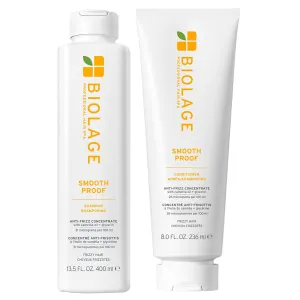 Biolage Smooth Proof Shampoo & Conditioner Set, Cleanses, Smooths & Controls Frizz, For Frizzy Hair, Paraben & Silicone-Free, Vegan​