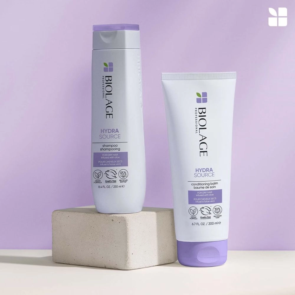 Biolage Hydrasource Shampoo 250ml Hydrating Duo for Dry Hair