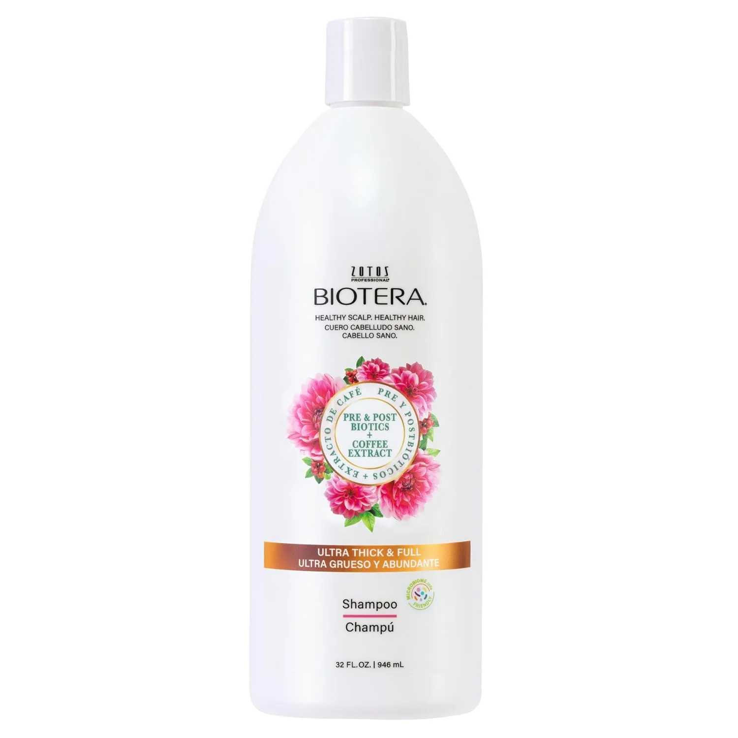 Biotera Ultra Thick & Full Volumizing Shampoo | Increases Volume to Fine, Limp Hair | Microbiome Friendly | Vegan & Animal Test Free | Paraben Free | Color-Safe