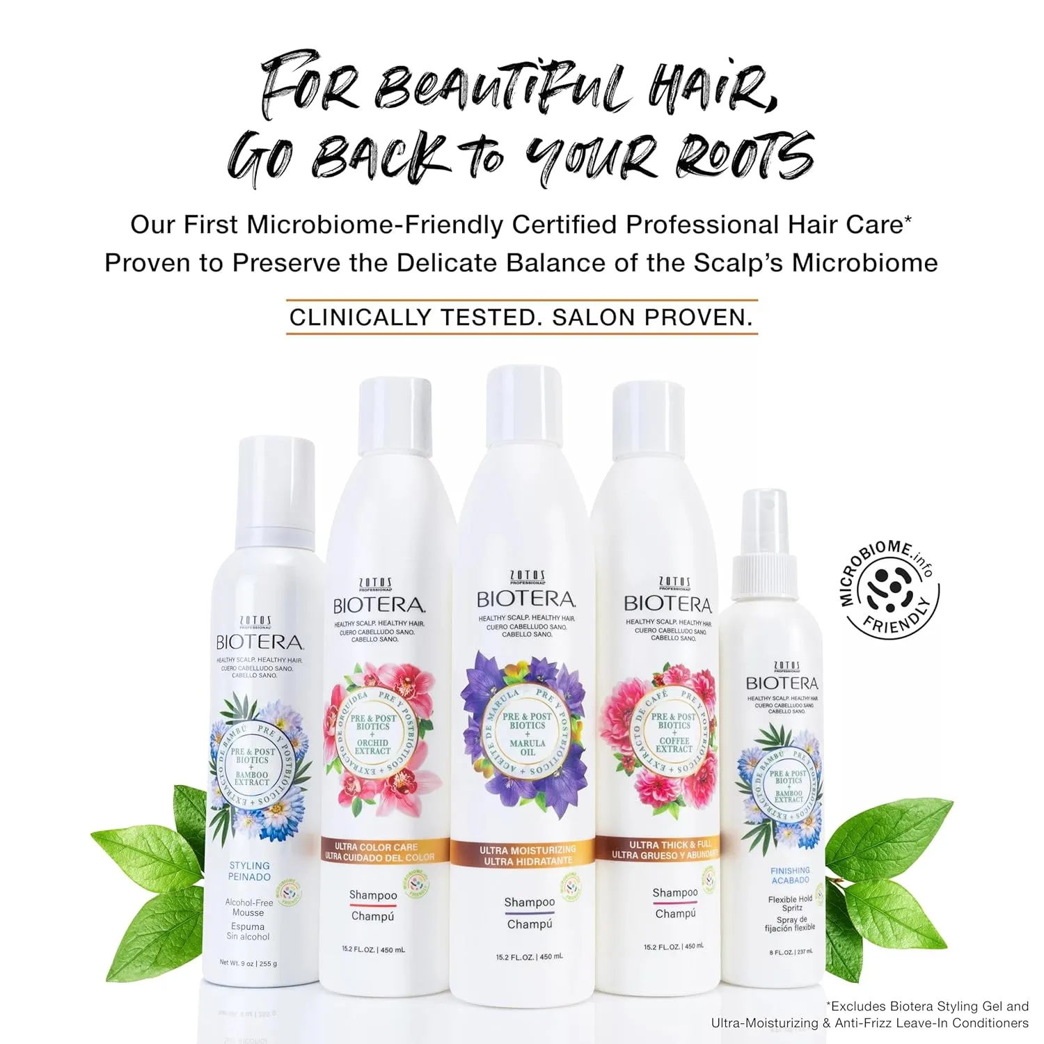 Biotera Ultra Thick & Full Volumizing Shampoo | Increases Volume to Fine, Limp Hair | Microbiome Friendly | Vegan & Animal Test Free | Paraben Free | Color-Safe
