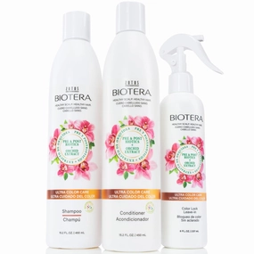 Biotera Ultra Color Care Shampoo & Conditioner & Leave-In | Locks In Color Vibrancy | Color-Treated Hair | Microbiome Friendly | Vegan & Animal Test-Free | Paraben & Sulfate-Free | 15.2 Fl Oz