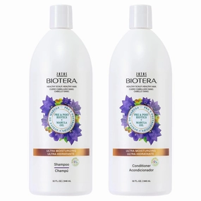 Biotera Ultra Moisturizing Shampoo | Hydrates Dry, Damaged, Coarse Hair | Microbiome Friendly | Vegan & Animal Test Free | Paraben & Sulfate Free | Color-Safe