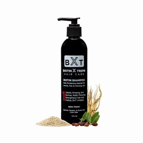 Biotin X Treme Hair Natural Shampoo for Hair Loss & Thinning Hair - Color-Safe, DHT Blocker, Sulfate-Free, Paraben-Free - For Men & Women - Promotes Hair Growth, Strengthens, and Thickens - 8 oz