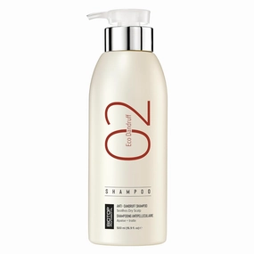 Biotop Professional 02 Eco Dandruff Shampoo - Dry Scalp Treatment & Hydrating Shampoo with Pro Vitamin B5, Zinc Pyrithione & Chamomile - Reduces Irritation and Prevents Future Dandruff (16.9oz)