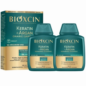 Bioxcin Keratin & Argan Repair Biota Shampoo 300 ml x 2 pieces