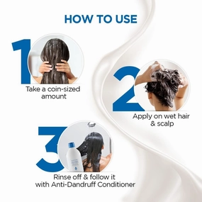 BK Anti-Dandruff Shampoo For a Clear & Healthy Scalp– 300 ml | Up To 100% Dandruff Reduction