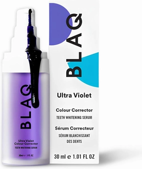 Blaq Ultraviolet Colour Correcting Teeth Whitening Serum - The Original Australian Magic Purple Toothpaste, Stain Removal Color Corrector, Peroxide-Free, Ideal for Sensitive Teeth - 1.01 FL OZ