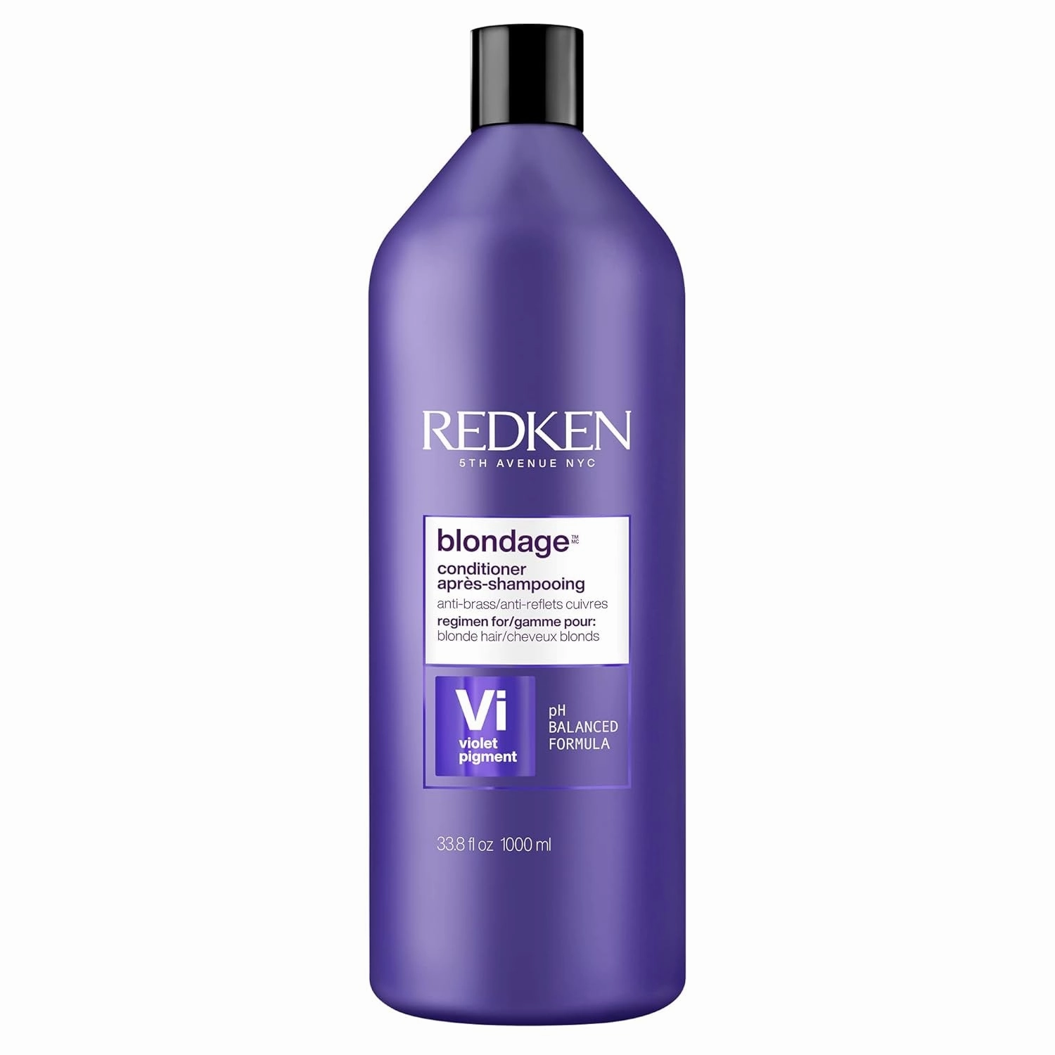 Blondage Color Depositing Purple Conditioner | for Blonde Hair | Neutralizes Brass & Moisturizes Hair | with Pure Violet Pigments | Tones Hair for Cool and Ash Blonde Colors
