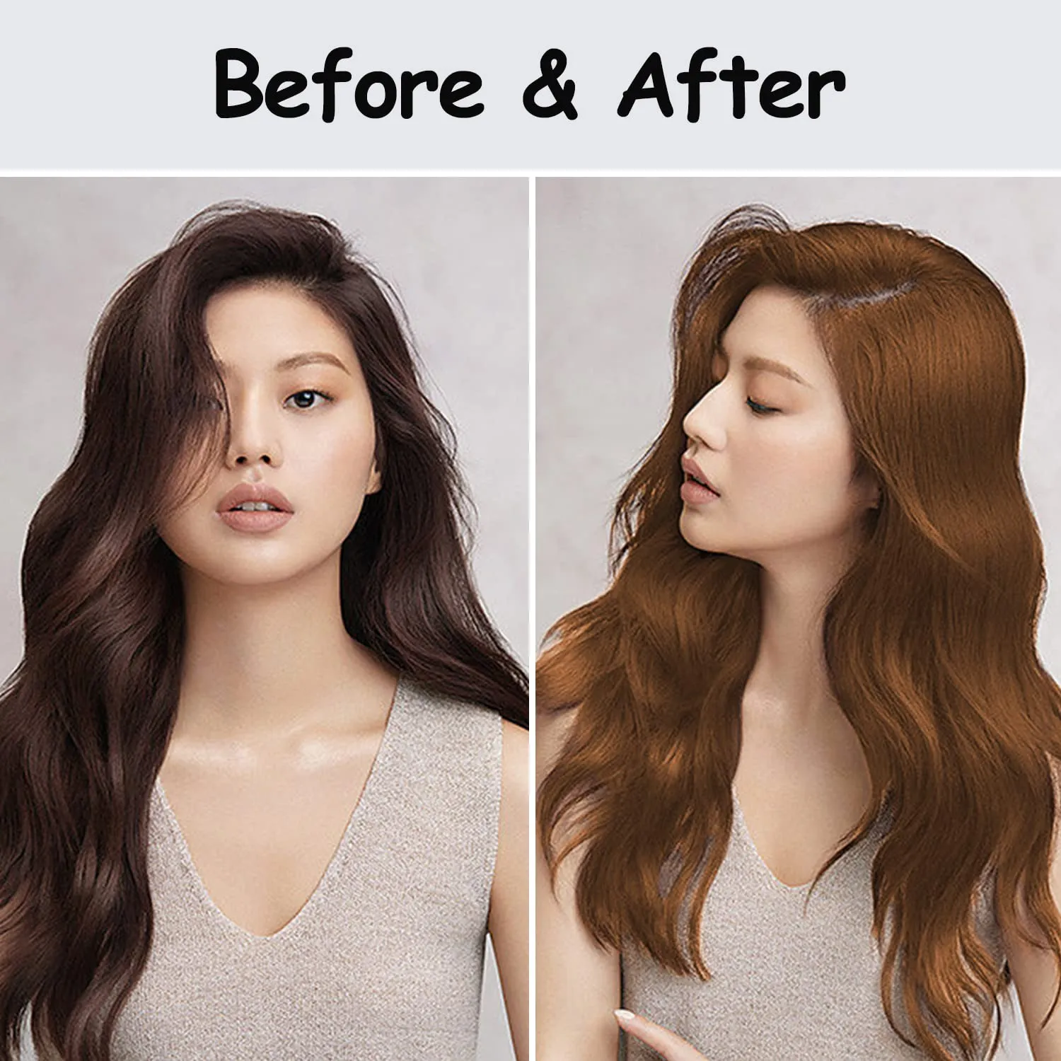 Blonde Brown Hair Dye 16.9 Fl Oz, Argan Oil Blonde Brown Hair Shampoo, 3 in 1 Hair Dye Shampoo, Easy To Use, Semi-Permanent Hair Color Shampoo (Blonde Brown)