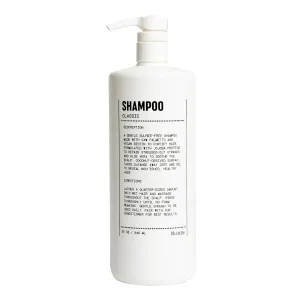 Blu Atlas Men's Natural Shampoo – Organic, Sulfate-Free, Paraben-Free – Deep Cleansing & Hydrating – Classic Scent (Bergamot, Sage, Patchouli) – Made in America– 32 oz