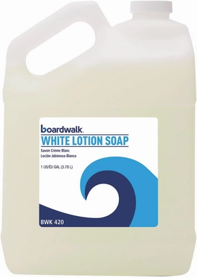 Boardwalk 1812-04-GCE00 1 gal. Bottle Mild Cleansing Lotion Hand Soap Refill - Cherry Scent