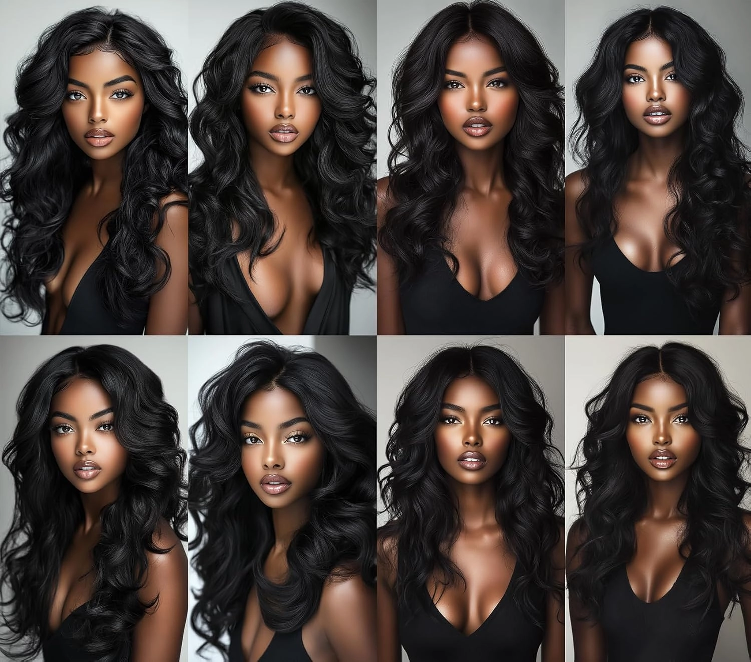 Body Wave Human Hair Bundles 18 20 22 Inch 8a Unprocessed Brazilian Hair Soft and Healthy 100g Per Piece Ideal for Black Women