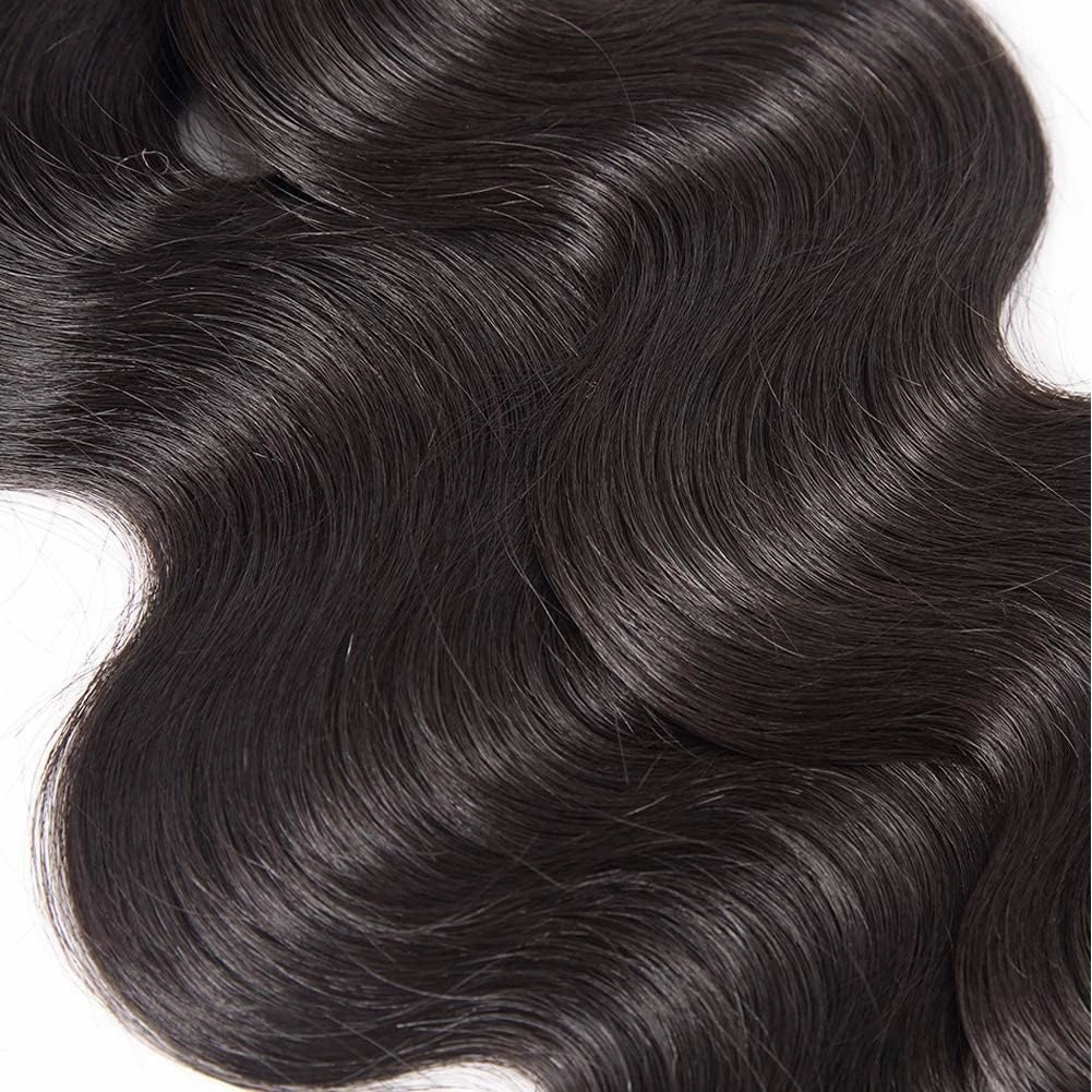 Body Wave Human Hair Bundles 18 20 22 Inch 8a Unprocessed Brazilian Hair Soft and Healthy 100g Per Piece Ideal for Black Women