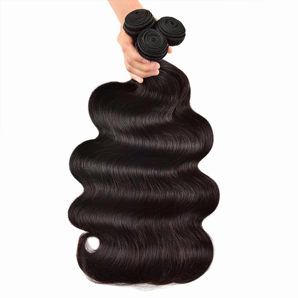 Body Wave Human Hair Bundles 18 20 22 Inch 8a Unprocessed Brazilian Hair Soft and Healthy 100g Per Piece Ideal for Black Women