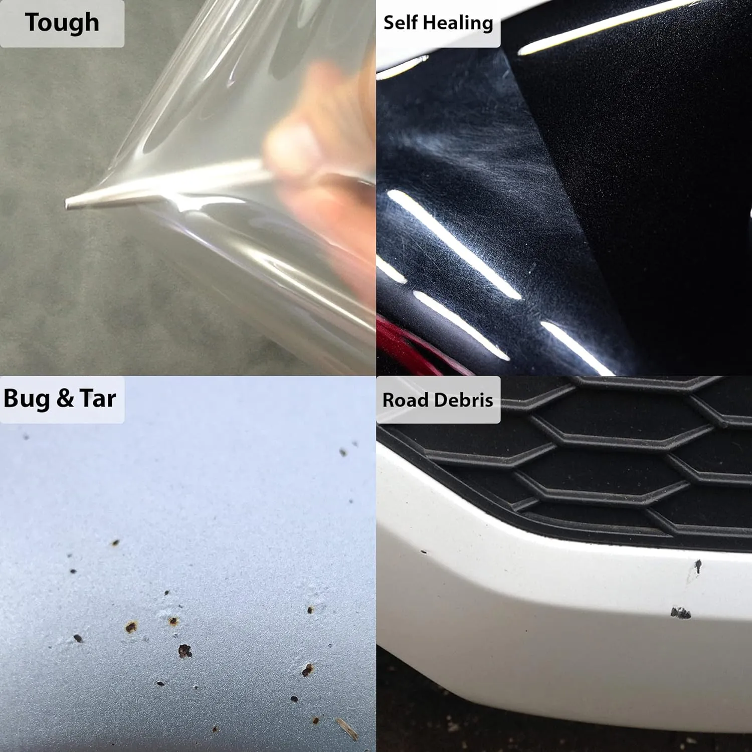 BOGAR TECH DESIGNS for Aston Martin DBX 2021  Front Bumper Paint Protection PPF Film Kit Cover, Clear Bra