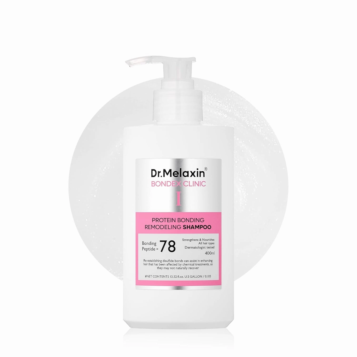Bondex Protein Bonding Remodeling Shampoo with Argan Oil | Strengthening Keratin & Peptides Bonder | Repair Hair | 13.52 fl.oz.