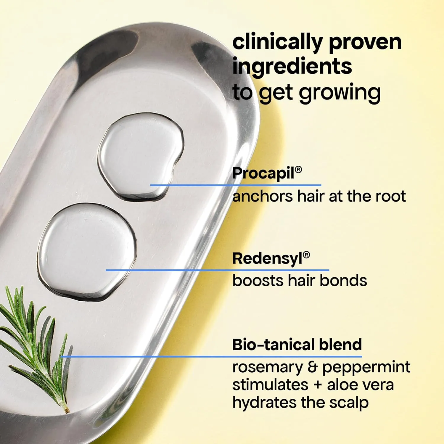 BondiBoost HG Anti-Thinning Shampoo Conditioner Set [16.90 fl oz each], Clinically Tested to Promote Fuller   Thicker-Looking Hair for Women & Men, Procapil, Redensyl & Rosemary Formula, Sulfate-Free