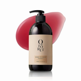 Born to Grow Red Herbal Scalp Shampoo – Purifies Oily, Itchy Scalp & Strengthens Roots | Naturally Red with Korean Herbs & Gardenia | pH 5.5, SLS-Free, Cedarwood Scent, 16.91 fl oz