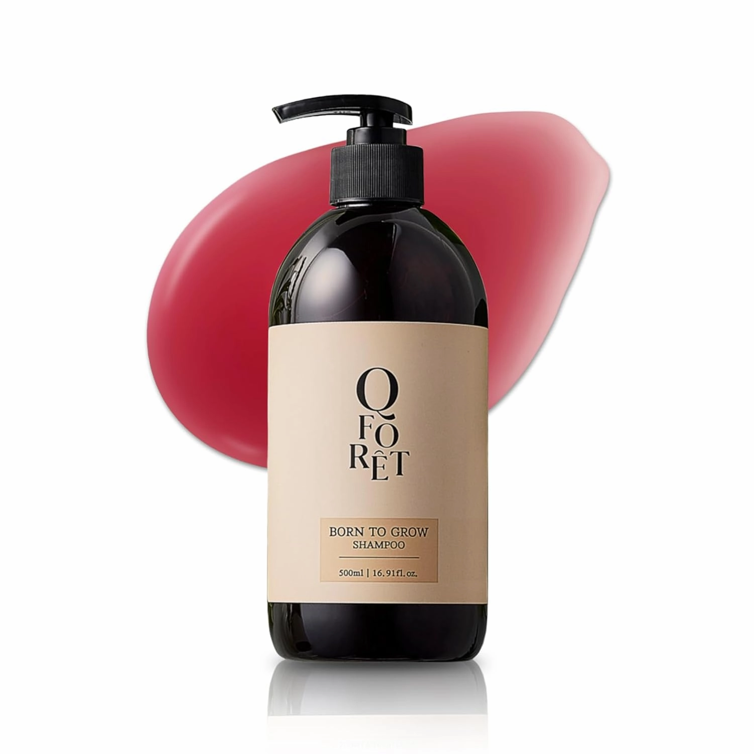 Born to Grow Red Herbal Scalp Shampoo – Purifies Oily, Itchy Scalp & Strengthens Roots | Naturally Red with Korean Herbs & Gardenia | pH 5.5, SLS-Free, Cedarwood Scent, 16.91 fl oz