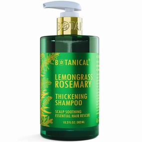 Botanical Hair Growth Rosemary Shampoo with Saw Palmetto for Hair Loss and Hair Thinning Prevention Scalp Soothing Natural Thickening Shampoo Regrowth Products For Women & Men 10.2 Fl Oz