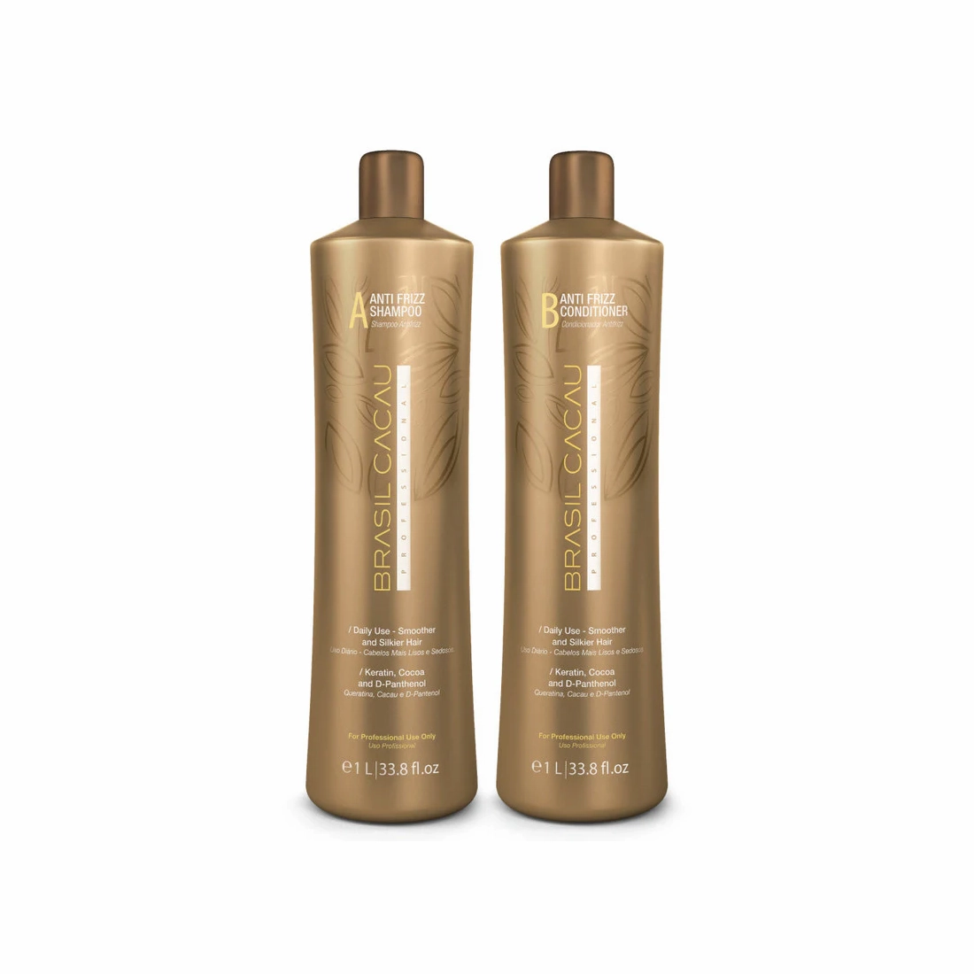 Brasil Cacau Anti Frizz Shampoo & Conditioner Duo  1 Litre