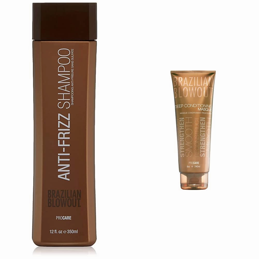 Brazilian Blowout Anti Frizz Shampoo, 12 Fl oz, Packaging May Vary