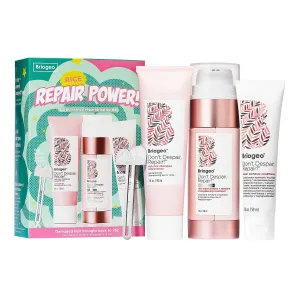 Briogeo Don't Despair, Repair! Rich Rice Shampoo Concentrate, Protein Shampoo for Severely Damaged Hair, Water-Activated Concentrate Shampoo, Vegan, Cruelty-Free, 3 fl oz