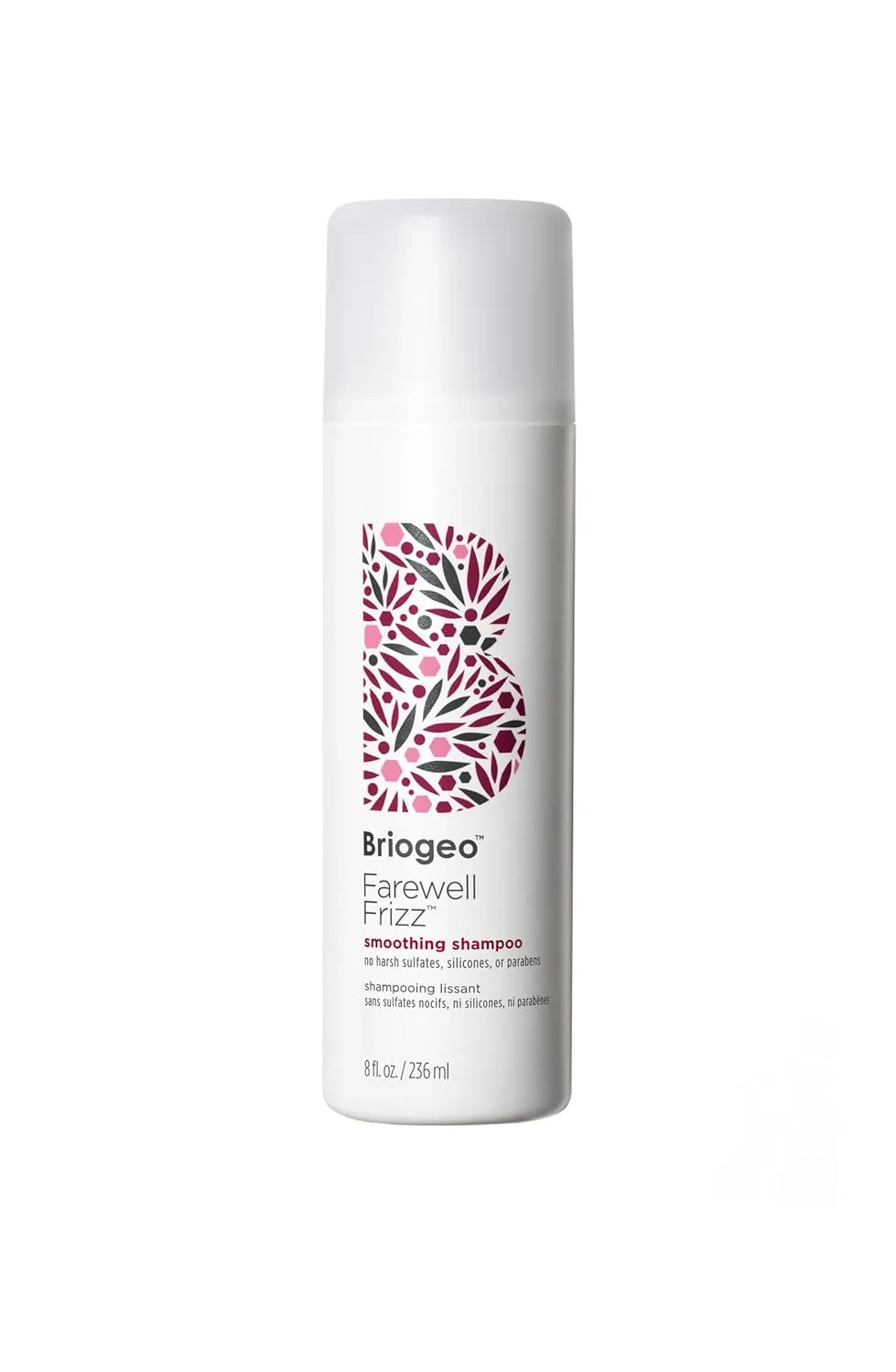 Briogeo Farewell Frizz Smoothing Shampoo, Tame Frizz and Restore Shine to Dull, Dry Hair, Nourishes and Smooths, Argan Oil for Shine, Vegan, Cruelty-Free