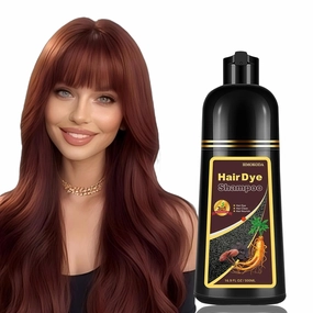 Brown Hair Dye Shampoo, Hair Color Shampoo for Women Men, Long Lasting Cherry Brown Hair Dye, Colors in Minutes, Champu Para Pintar el Cabello, 16.90 Fl Oz
