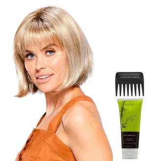 Bundle - 4 items: Blair Wig by Jon Renau, Christy's Wigs Q & A Booklet, BeautiMark Synthetic Shampoo & Wide Tooth Comb - Color: 102S8