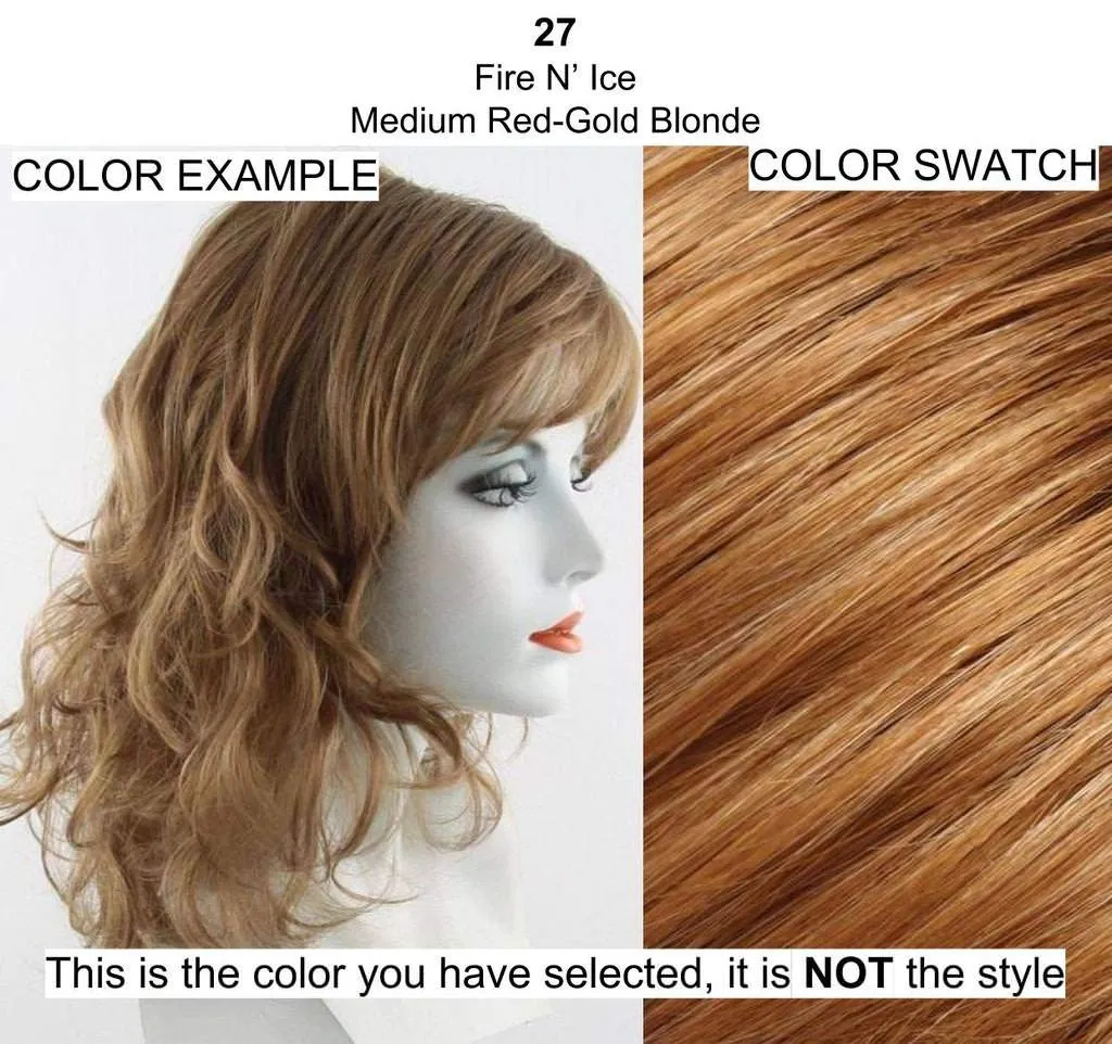 Bundle - 5 Items: Jazz Petite Wig by Jon Renau, Christy's Wigs Q & A Booklet, 2oz Travel Size Wig Shampoo, Wig Cap & Wide Tooth Comb - Color: 27