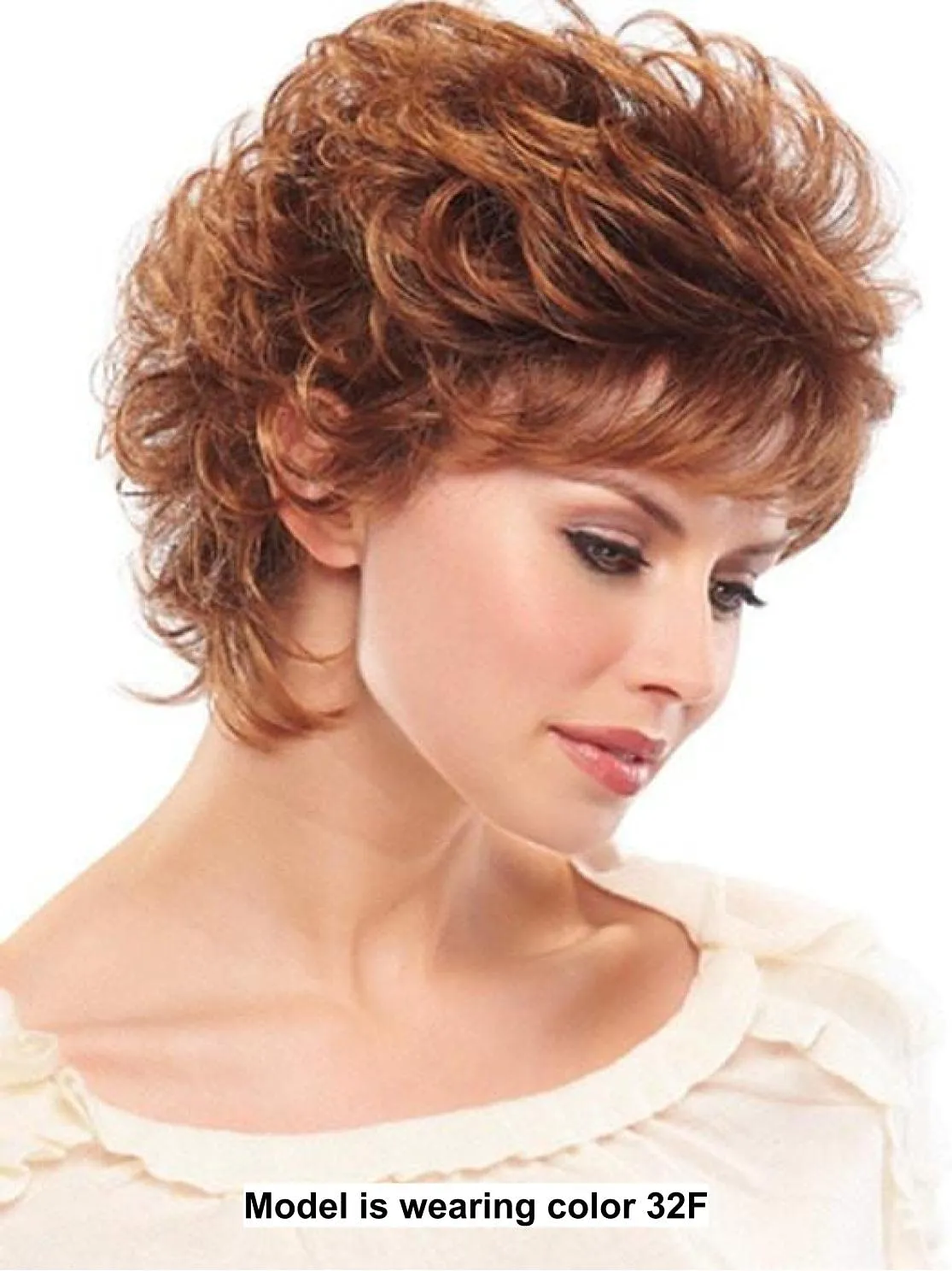Bundle - 5 items: Peaches Wig by Jon Renau, Christy's Wigs Q & A Booklet, 2oz Travel Size Wig Shampoo, Wig Cap & Wide Tooth Comb - Color: 10